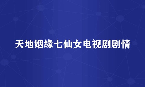 天地姻缘七仙女电视剧剧情