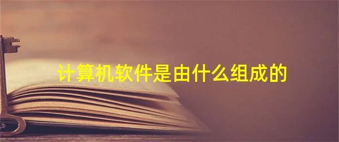 计算机软件是由什么组成的