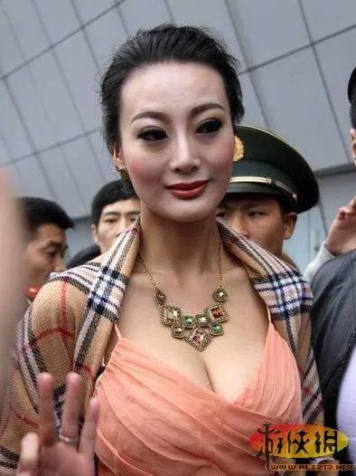 第一乳神！32F豪乳女星王李丹妮车展大秀深沟 