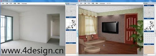 怎样做电视墙壁纸效果图
