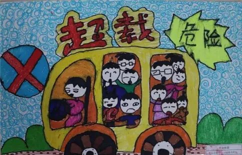 一二年级交通安全手抄报简单又漂亮图片大全