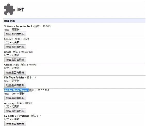 谷歌浏览器adobe flash player 已过期怎么解决
