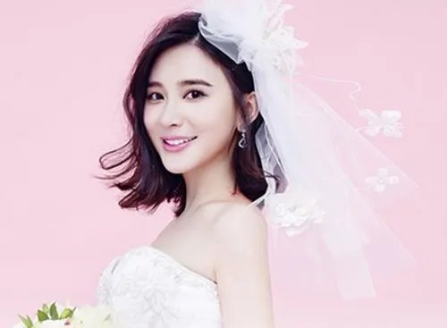 中短发新娘发型图片2017款  中短发新娘发型教程