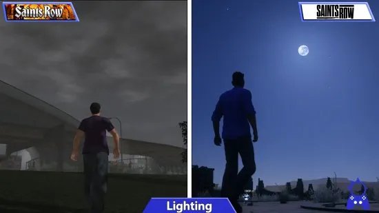 《黑道圣徒》重启与《黑道圣徒1》对比：画质提升、老味道没变