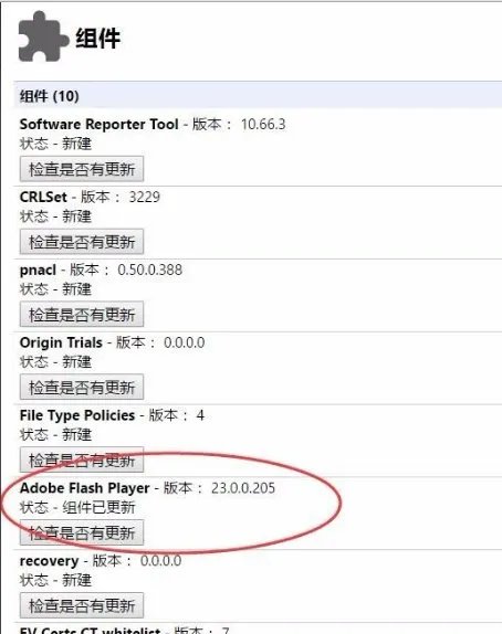 谷歌浏览器adobe flash player 已过期怎么解决