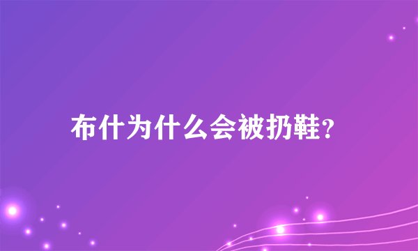 布什为什么会被扔鞋？