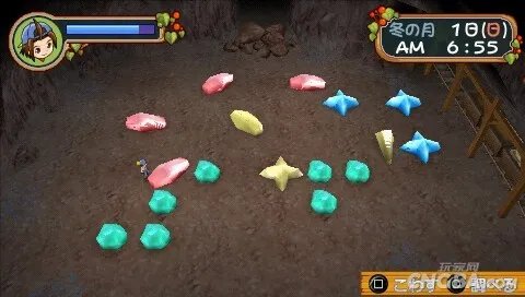 PSP《牧场物语：蜜糖村和大家的心愿》矿场攻略