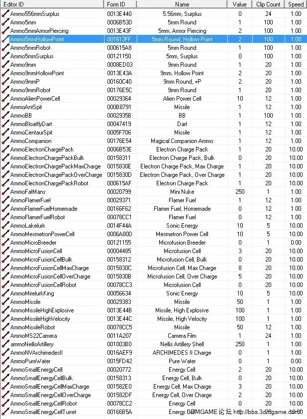 辐射新维加斯全控制台代码解析 辐射新维加斯作弊码