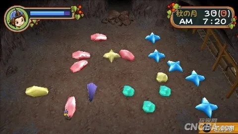 PSP《牧场物语：蜜糖村和大家的心愿》矿场攻略