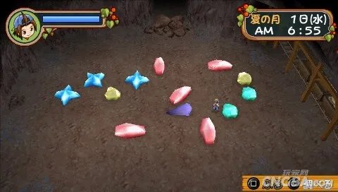 PSP《牧场物语：蜜糖村和大家的心愿》矿场攻略