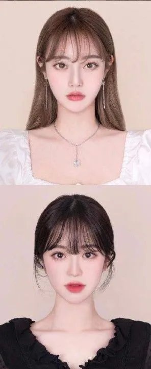 抖音韩国证件照原图模板大全