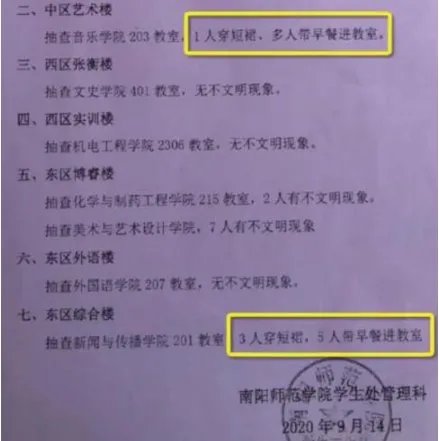 学生因穿短裙上课被通报是怎么回事？