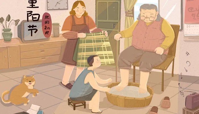 2021重阳节儿童画怎么画 一幅画漂亮简单的重阳节图画