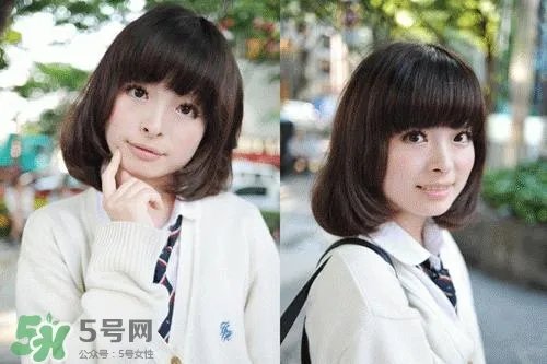 内扣梨花头短发_梨花头短发发型图片