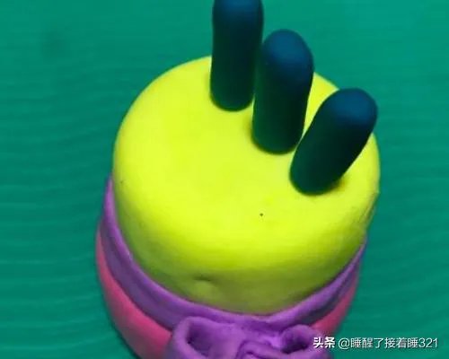 超轻粘土生日蛋糕教程？