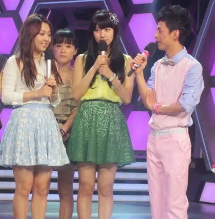 秀智快乐大本营大秀颜值    miss a组合感恩粉丝