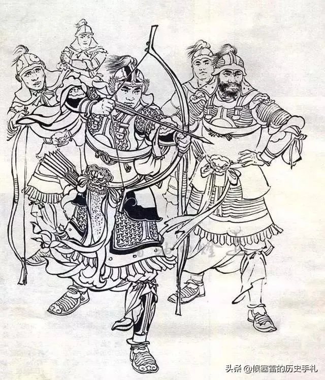 在古代战争中军队是怎么指挥弓箭手向敌人的军阵中放箭的？