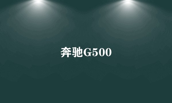 奔驰G500