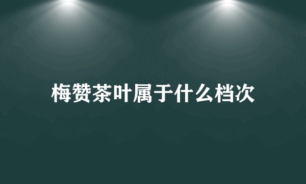 梅赞茶叶属于什么档次