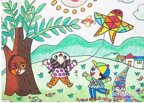 清明节儿童画怎么画？