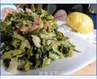 雪里红（雪菜）炒肉丝