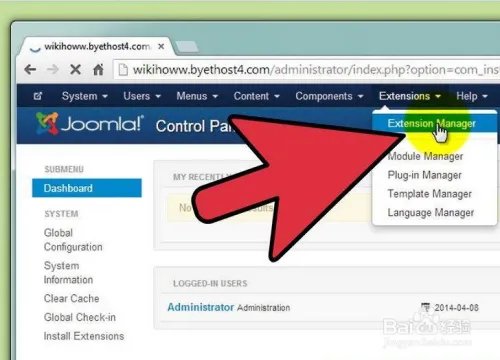 如何安装Joomla模板