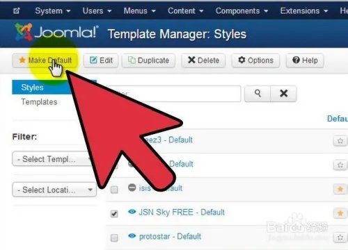 如何安装Joomla模板