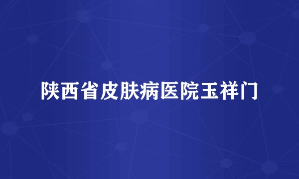 陕西省皮肤病医院玉祥门