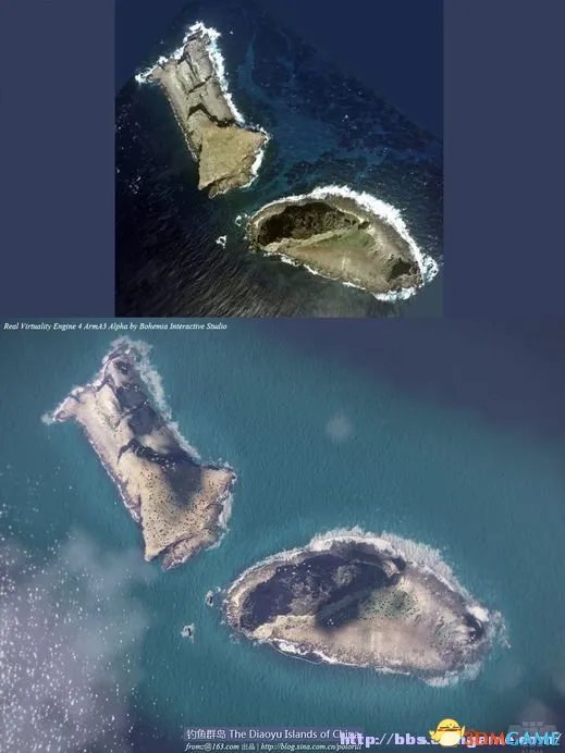 武装突袭3 中国钓鱼群岛MOD 仿真地形