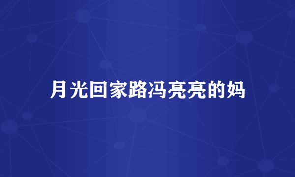 月光回家路冯亮亮的妈