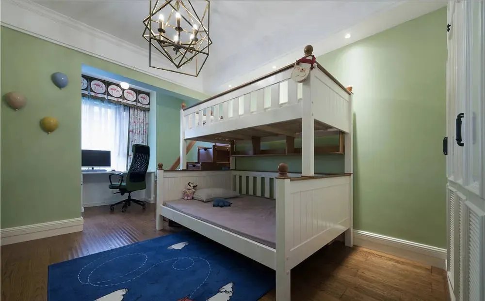 133㎡现代美式风，裸粉色彩搭配，清新淡雅很有格调！