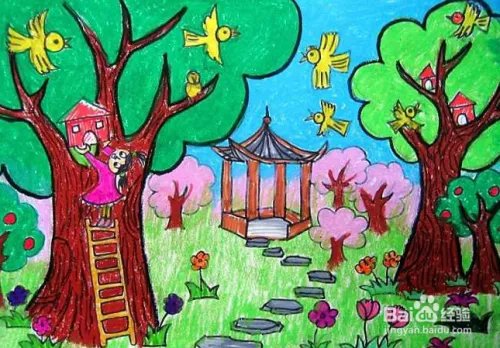 清明节儿童画怎么画？