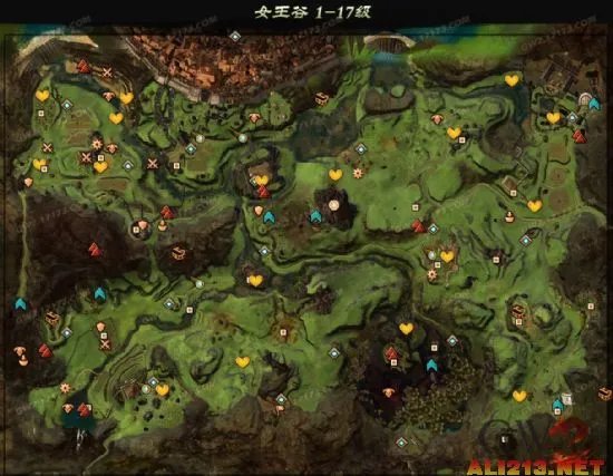 《激战2》世界地图