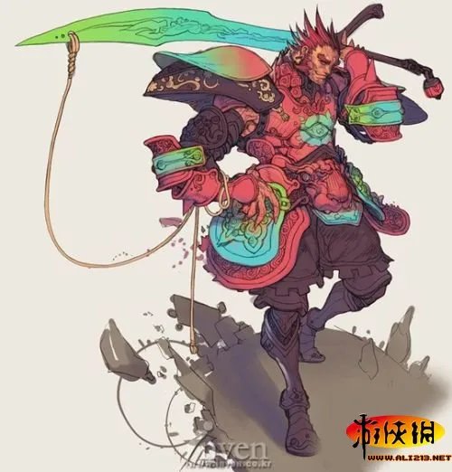 《创世纪战4》角色原画集曝光 颇具金亨泰风格