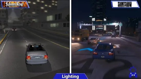 《黑道圣徒》重启与《黑道圣徒1》对比：画质提升、老味道没变