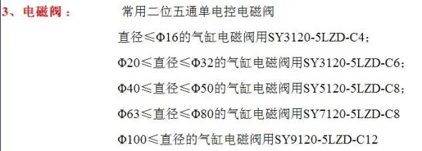 气缸已经选好那电磁阀如何选型?