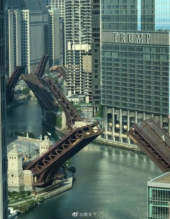 芝加哥所有桥梁升起防止抢劫升级 芝加哥所有桥梁升起