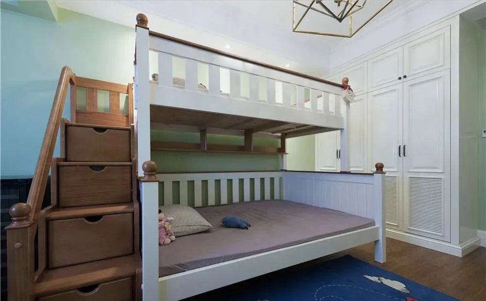 133㎡现代美式风，裸粉色彩搭配，清新淡雅很有格调！