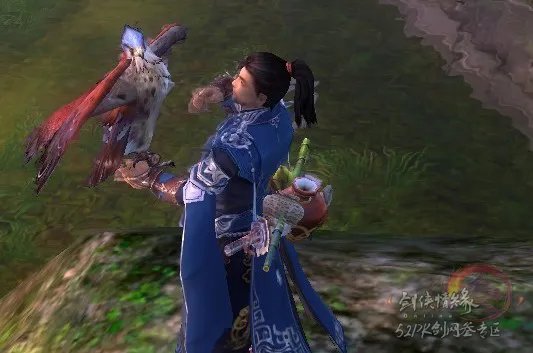 剑网3丐帮宠物隼五种外观游戏实景截图整理