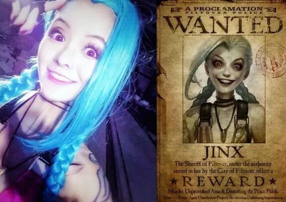 徐娇cos金克斯图片曝光 网友直呼相似度极高