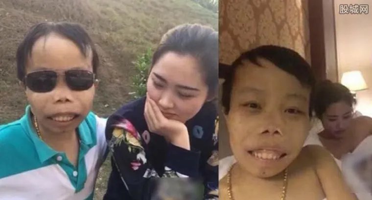 史上最丑富二代陈山 外星人陈山与女友合照曝光