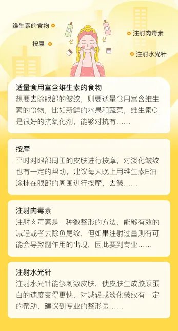 眼部去皱的方法是什么