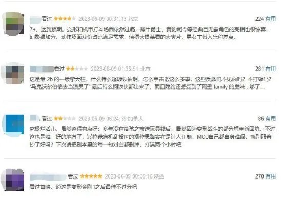 《变形金刚7》豆瓣6.5分：系列评分倒数第二