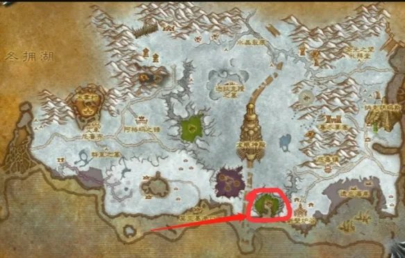 《魔兽世界》翡翠巨龙圣地位置介绍
