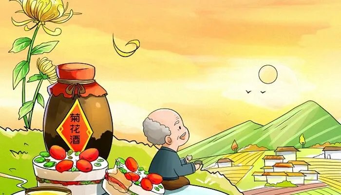 2021重阳节儿童画怎么画 一幅画漂亮简单的重阳节图画