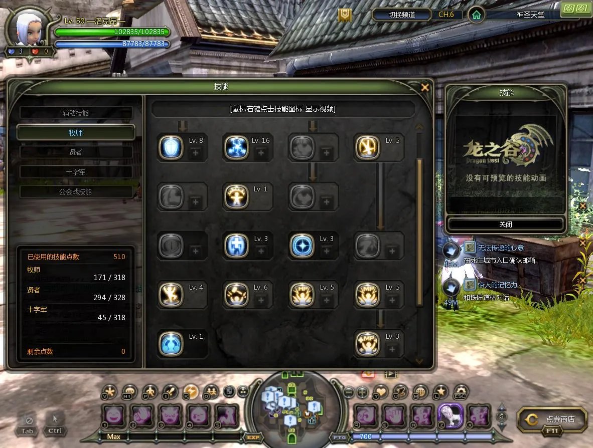 龙之谷十字军主刷图加点