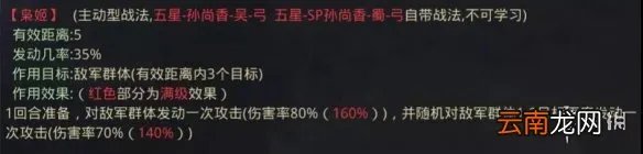 率土之滨枭姬孙尚香怎么用 孙尚香英雄纵横赛季使用攻略
