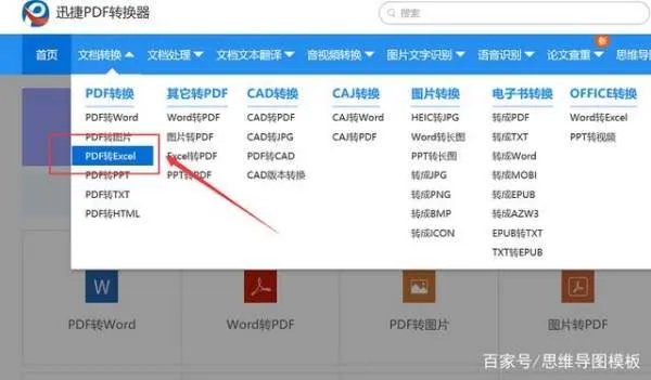 pdf转换成excel转换器哪个比较好？