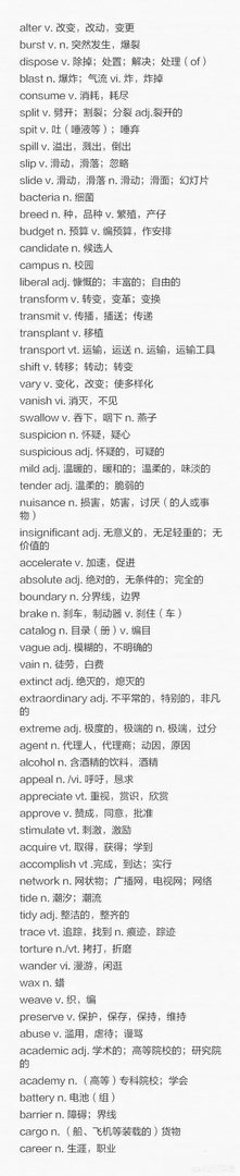 英语4级高频词汇有哪些，该怎样背呢？