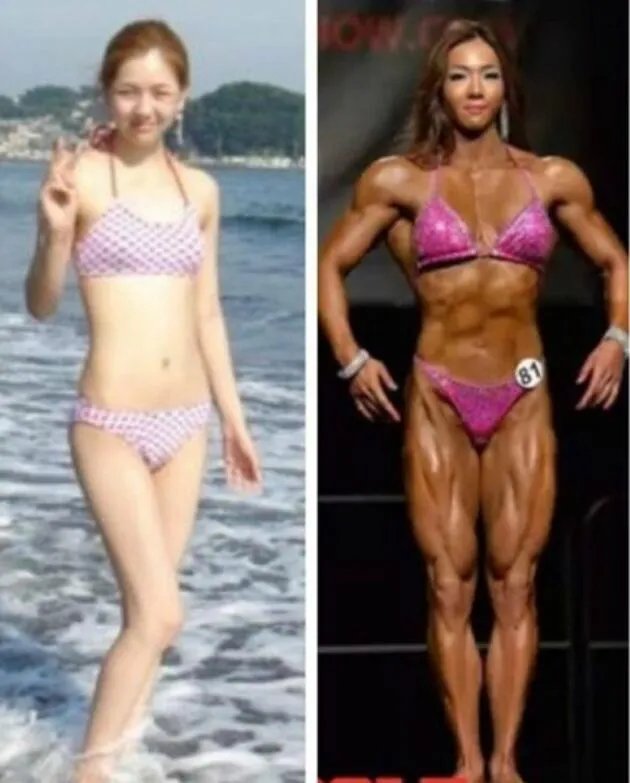 池妍玉的肌肉到底有多大 她的身材充满着肌肉